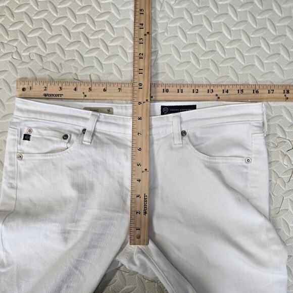 AG Adriano Goldschmied Jeans Womens 30 The Angel Bootcut White Coastal Boho - Picture 10 of 12